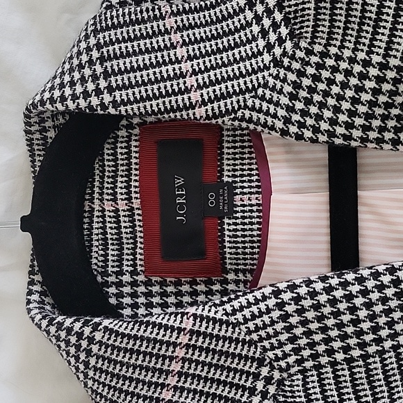 Jcrew houndstooth plaid wool blazer - Picture 5 of 9